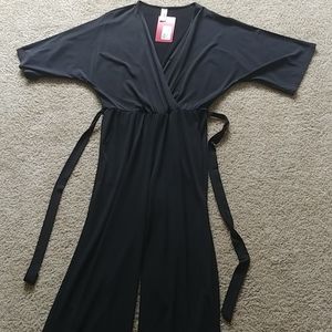 Allison Joy Black Gretta Jumpsuit, Size S